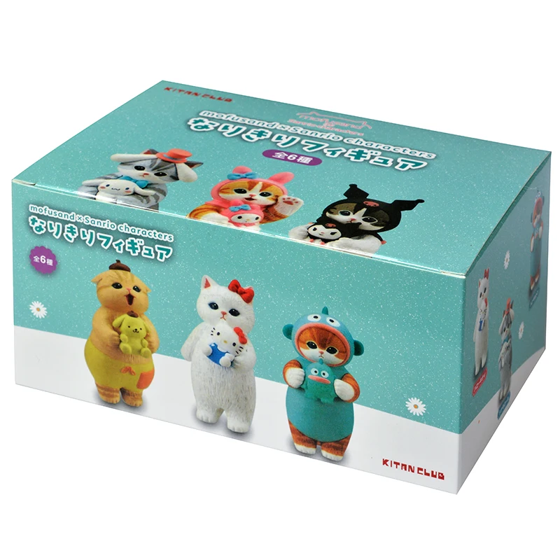 Mofusand Hai Katze Blind Box Obst Tier Niedliche Minifiguren Anime Ornamente Puppen Fans Kinderspielzeug Modell Weihnachten Geburtstagsgeschenke – Detail 2