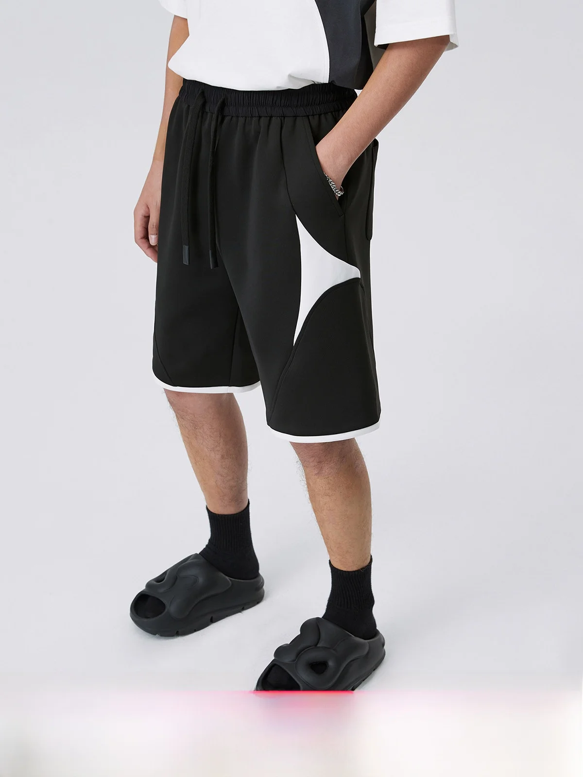 

PCLP Color Blo Star orts Basic Bla Casual Summer Loose Fit Youth Faion Geometric Pattern mid Waist Youth Leisure Pants