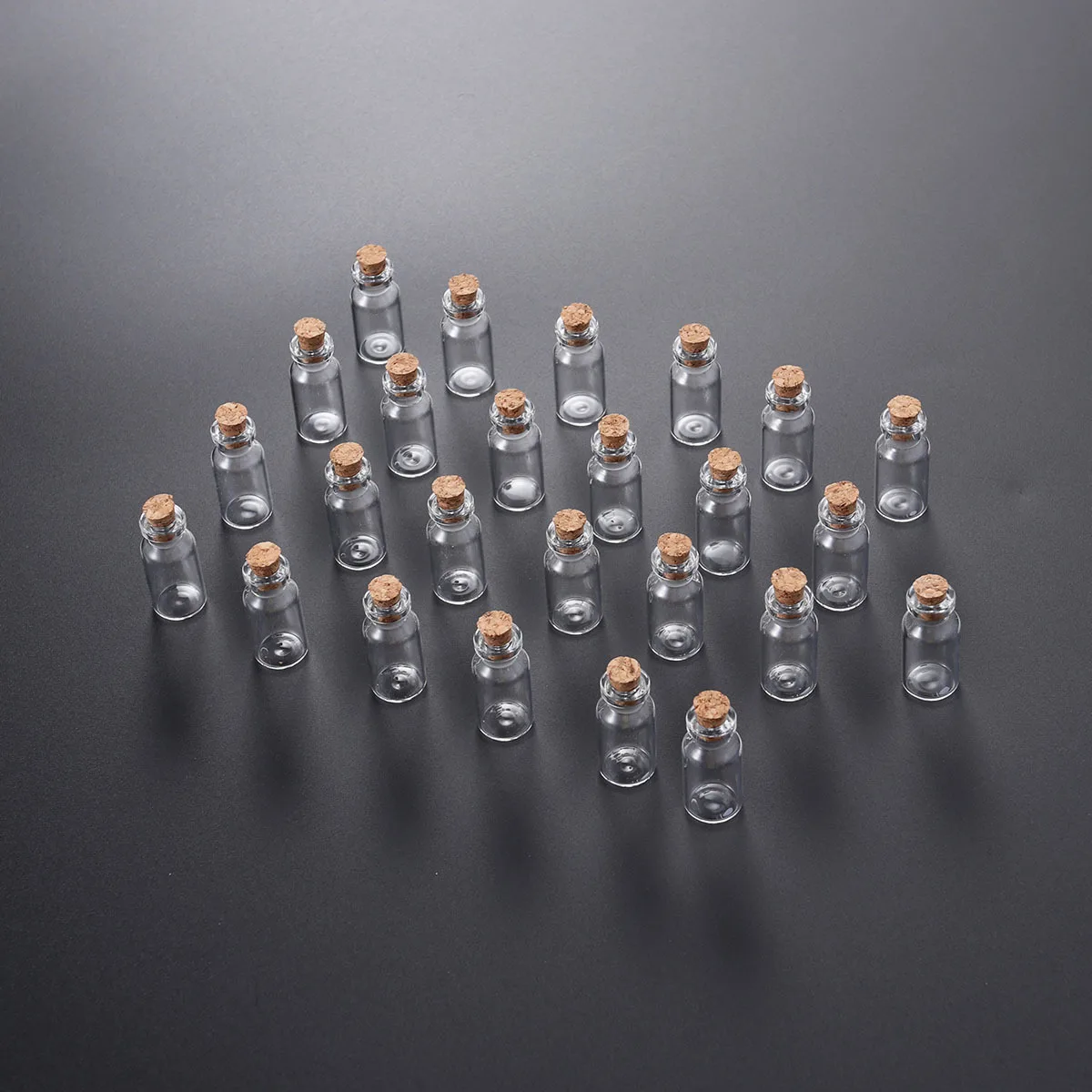 

25Pcs Clear Glass Test Tubes with Lids Multi-Purpose Storage Bottles for Candy Cosmetics Travel Lotions Samples 16x35x7mm