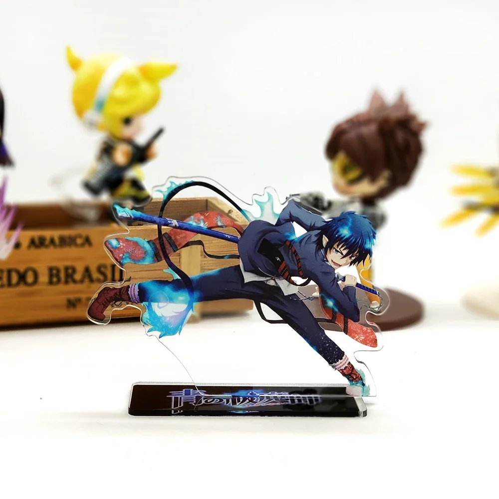 Blue Exorcist Rin Okumura fight  japanese manga acrylic standee figurines desk decoration cake topper anime