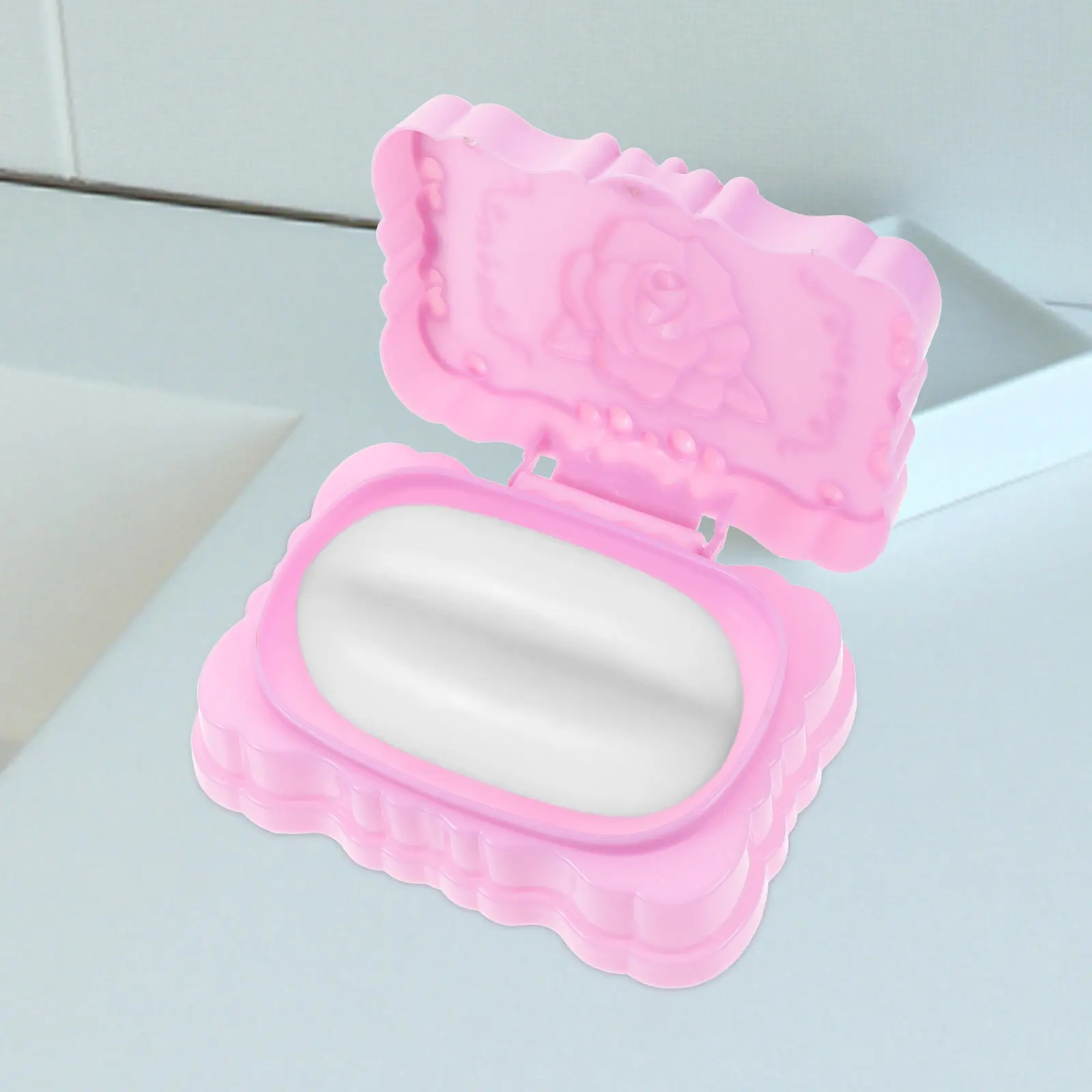 

1Pcs Soap Box Double Layer Draining Soap Holder with Lid Premium Plastic Portable for Travel Hiking Bathroom Outdoor