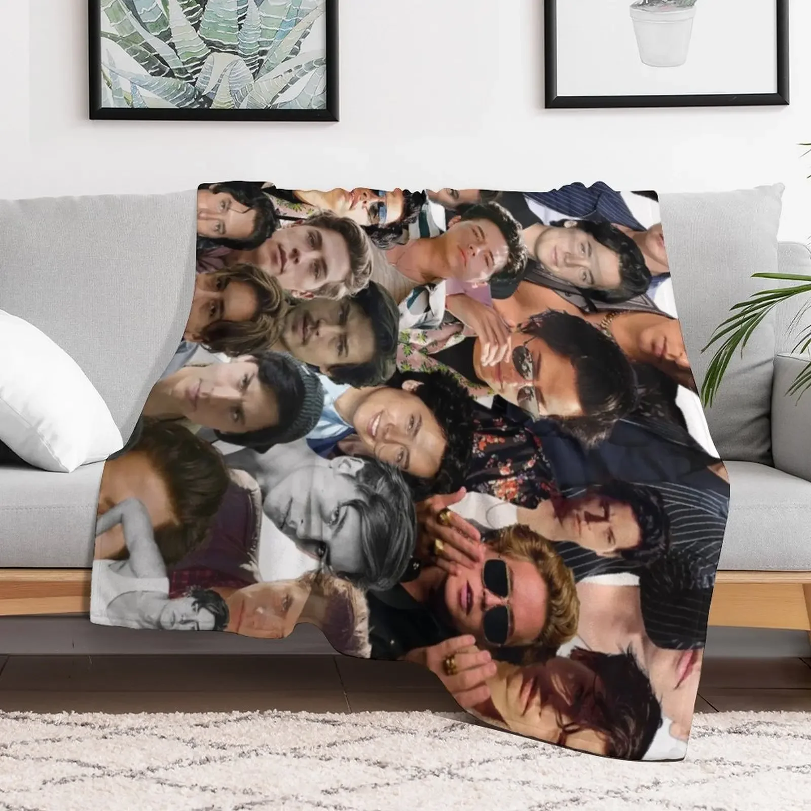 cole sprouse photo collage Throw Blanket Fashion Sofas sofa bed Blankets