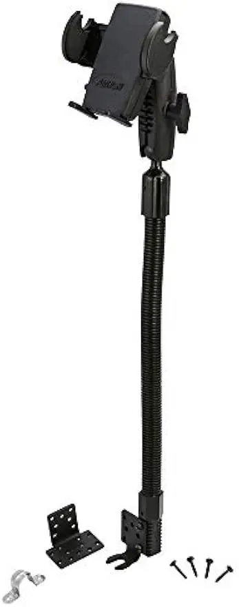 

Регулируемый автомобильный держатель для телефона с гибким кронштейном, крепление на сиденье для iPhone и Samsung