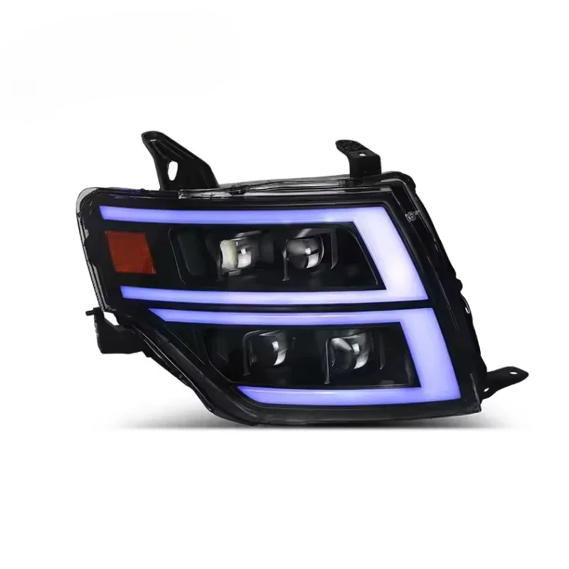 SJC High Quality Auto part LED Front Headlights Assembly for Mitsuishi PajeroFog Driving Daytime Running Headlamps