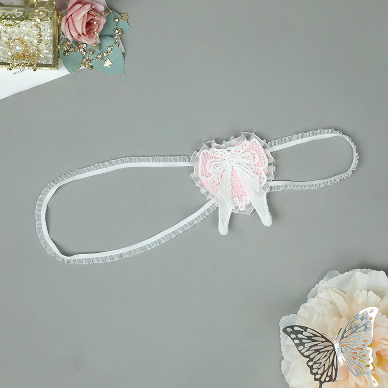 Frauen Lolita Gothic Augenmaske Herz Schleife Spitze Zubehör Cosplay Anime Kreuz One-eye Brillen Mädchen Kleidung Requisiten Freunde geschenke – Detail 8
