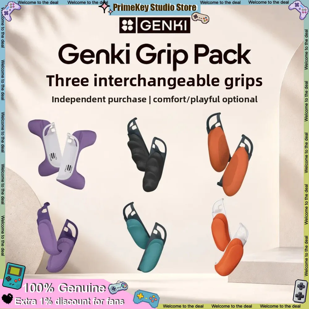 GENKI Controller Grip for NS2 Ergonomic Design Lightweight and Portable Soft Anti-slip Surface Need To Match The Shell Accessory