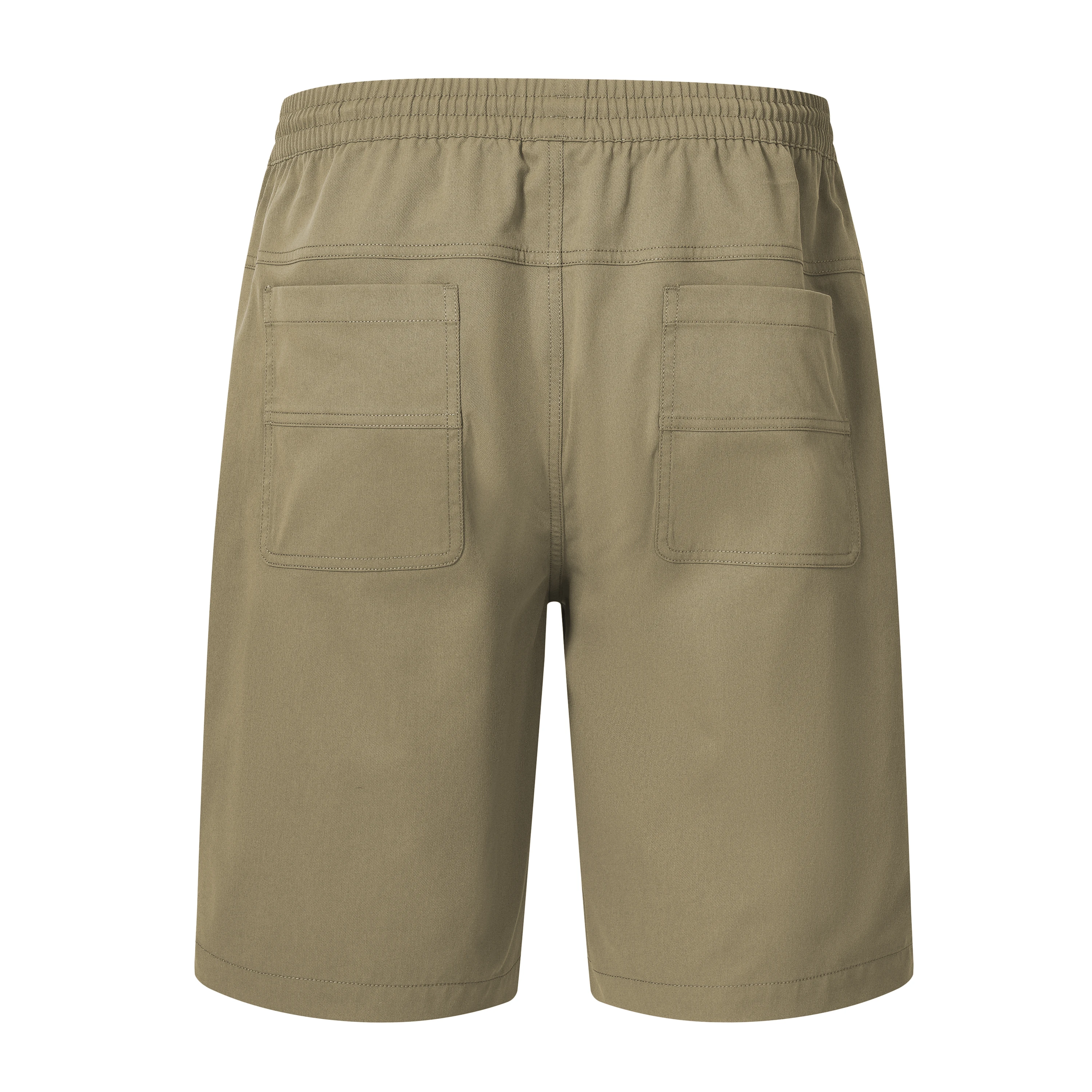 Pantalones cortos lisos para hombre, Shorts atléticos ligeros y transpirables de secado rápido con 5 bolsillos, cintura elástica de alta calidad