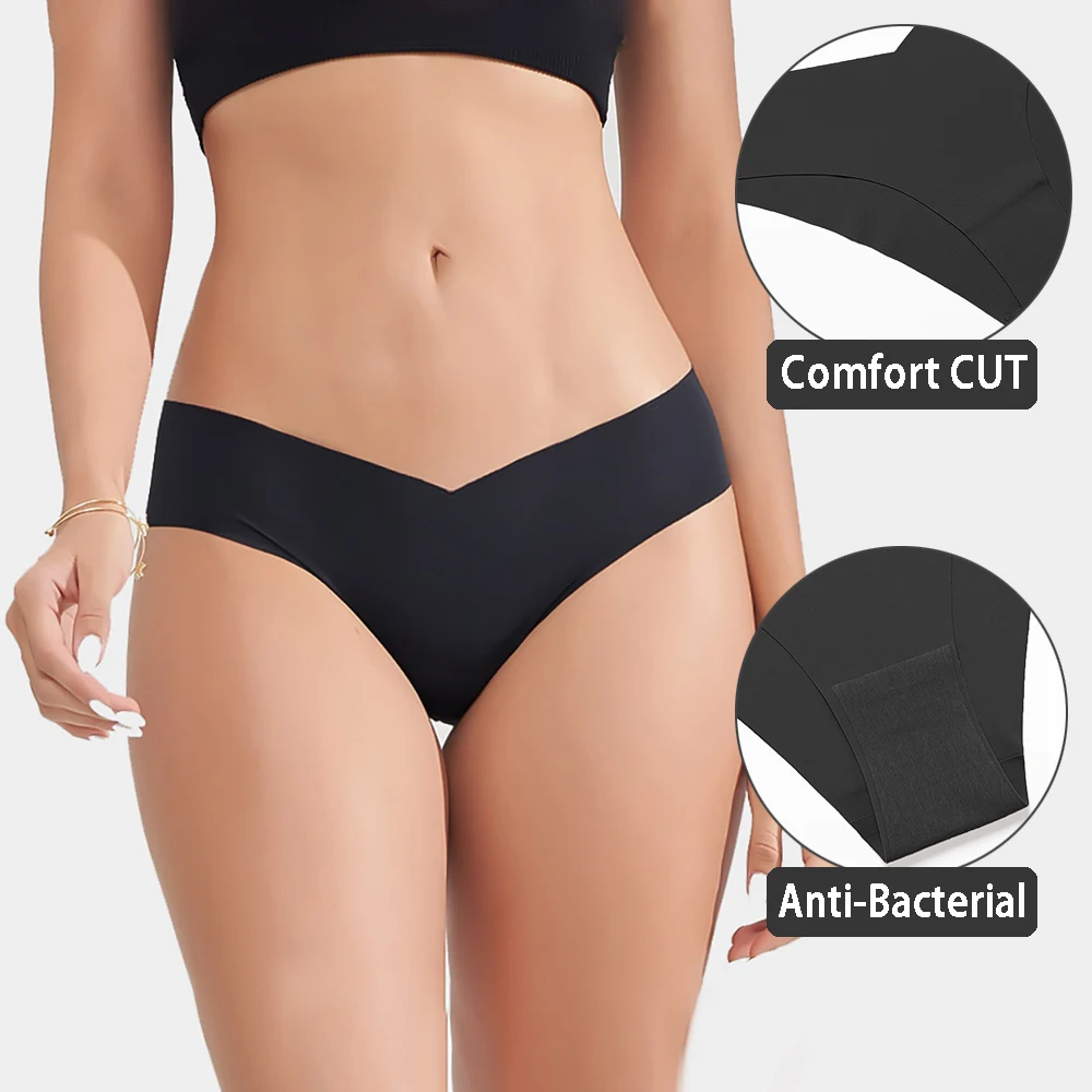 WarmSteps 3Pcs/Set Women's Seamless Panties Designable Sexy Underwear for Woman Lingerie Intimate Briefs Hot Ladies Underpants image 2