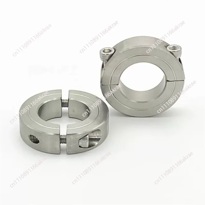 Stainless Steel 304 Separation Type Fixed Ring Round Optical Shaft Jacket Locking Limit Ring Shaft Accessories