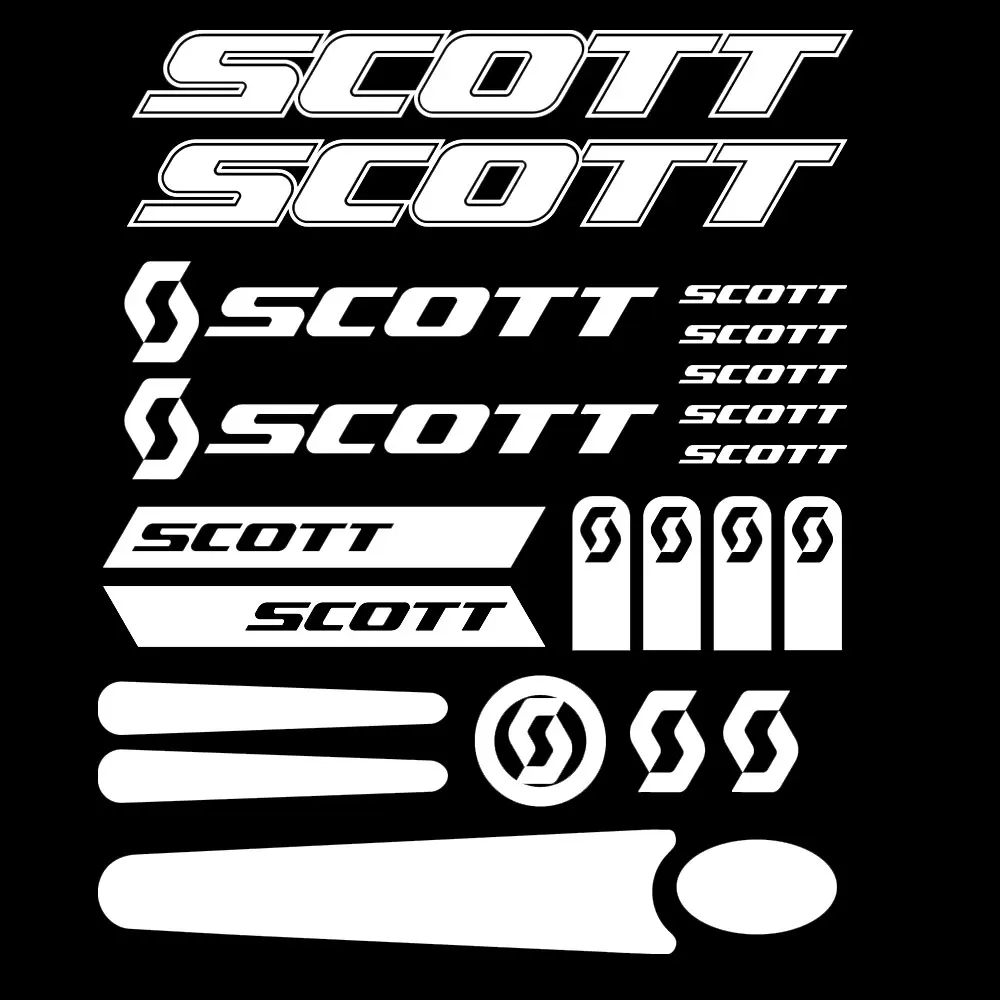 for SCOTT sticker. Bike stickers frame protector decals