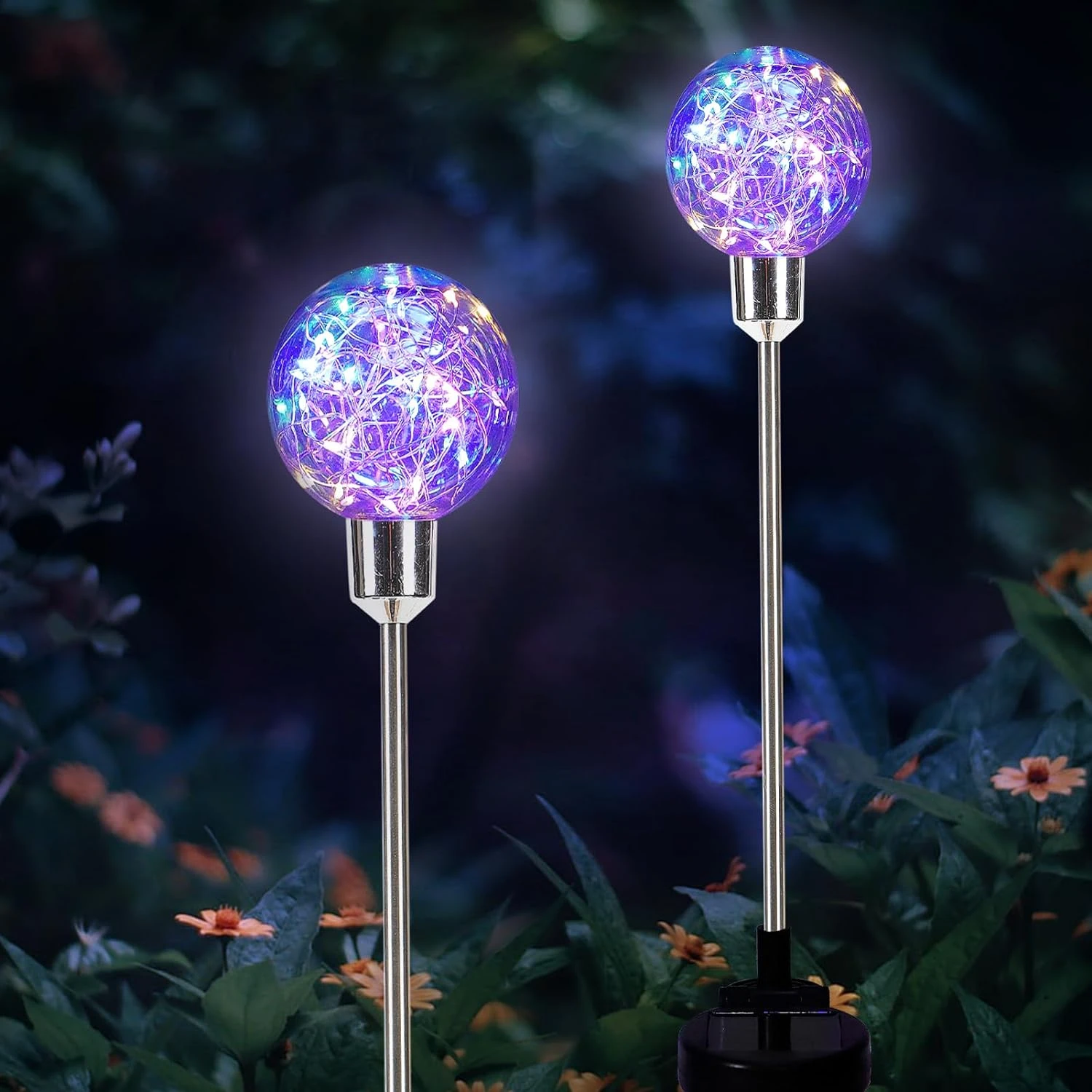 mosphere in your backyard. Brighten up your patio or walkway with these exquisite LED solar lights that are both stylish and ene