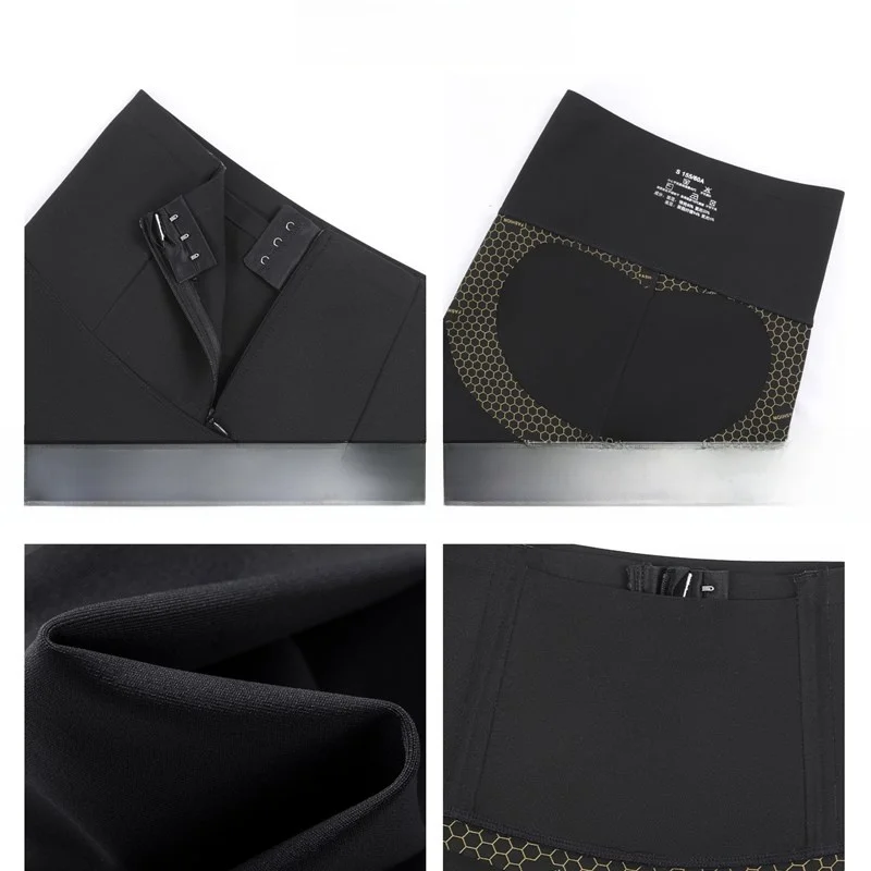 High-Waist Zipper arkskin Yoga Pants Women's Outerwear Autumn Winter Tummy Control Slimming Base Layer Pants Casual