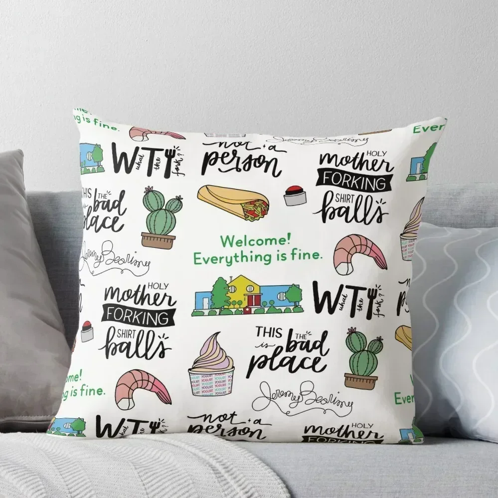 

The Good Place TV Show Art Throw Pillow Christmas Covers Sofa Covers For Living Room Decorative Cushion Cover pillow