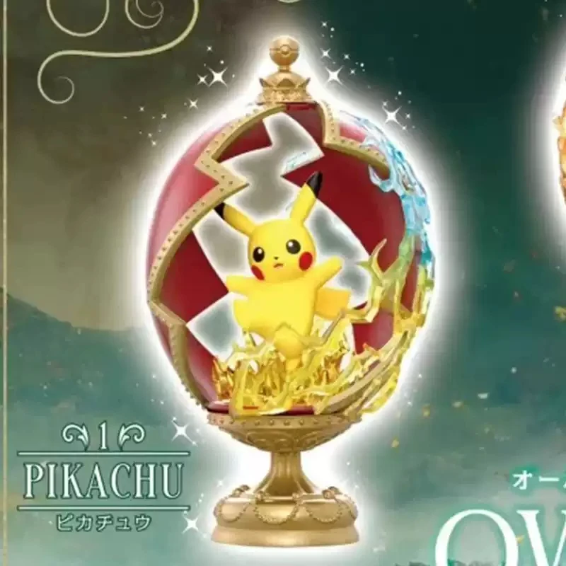 Original Pokemon Animation Game Peripheral Toys Ovaltique Collection Gardevoir Boxed Gacha Gashapon Anime Action Model Figures