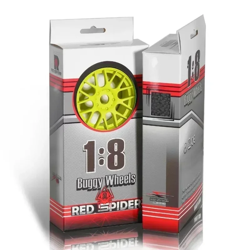 4 قطعة ترقية عجلات الطرق الوعرة عربات التي تجرها الدواب الإطارات عجلة مع 17 مللي متر عرافة ل 1/8 Rc سيارة Arrma Trxs كيوشو Mp10 عربات التي تجرها الدواب 4wd Hsp Aton Hongnor #5