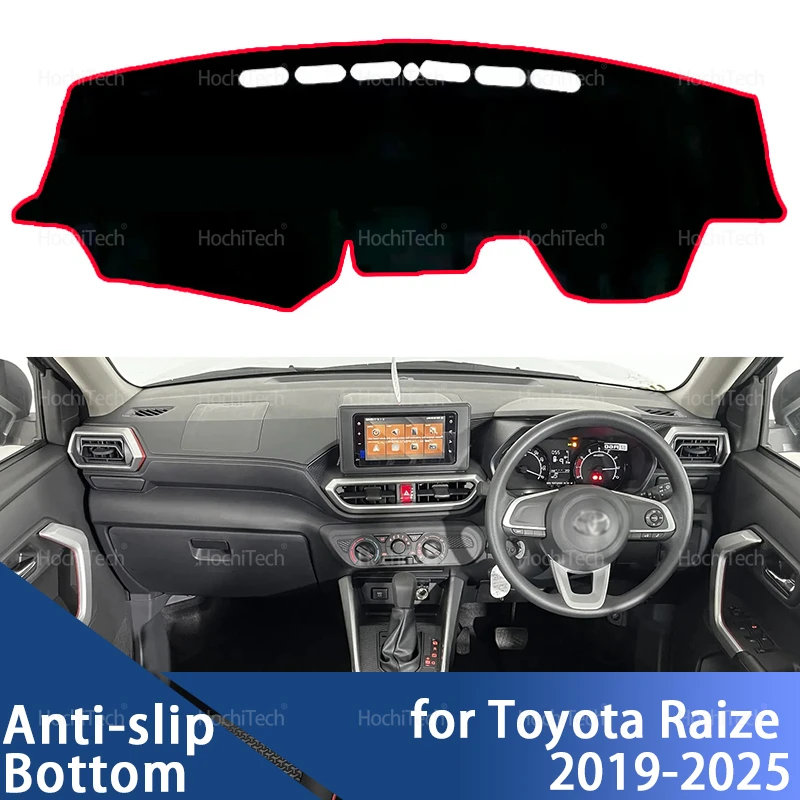 Capa do painel painel tapete proteção sol sombra capa para toyota raize 2019 2020 2021 2022 2023 2024 2025