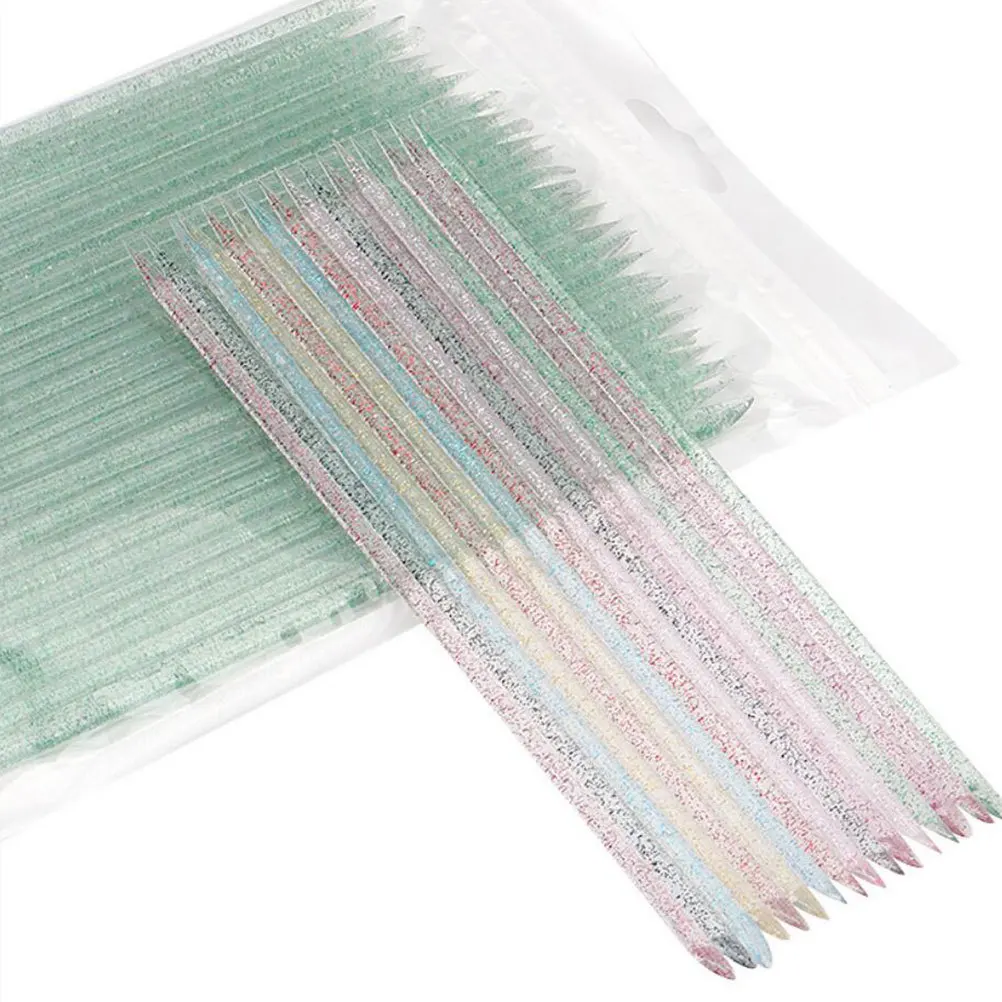 400Pcs Nail Art Supplies Plastic Dotting Sticks Manicure Tools Dead Skin Cleaning Durable Practical Compact Size