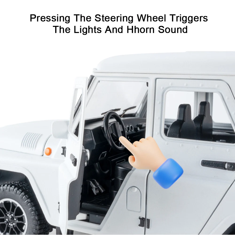 مقياس 1:18 روسيا UAZ هنتر RV نموذج سيارات لعب سبيكة دييكاست على الطرق الوعرة المركبات ضوء الصوت الأبواب مفتوحة التراجع للهدايا الأولاد