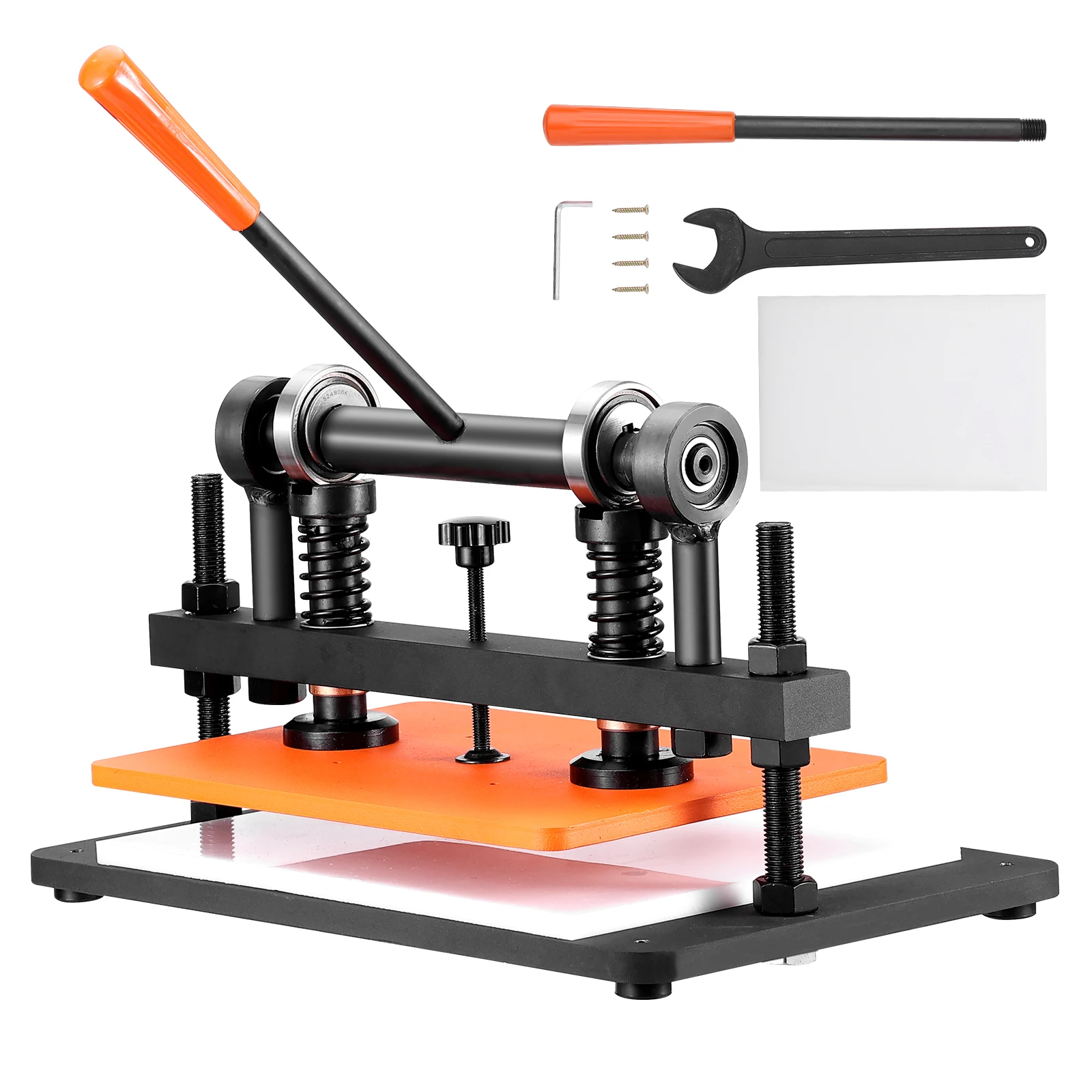 SucceBuy Lederen Snijmachine Embossing Plaat Handmatige Stansmachine 0,47 inch Drukslag Lederen Embossing Machine - afbeelding 2