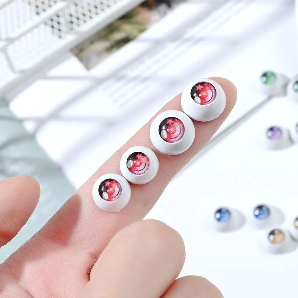 1Pair 12mm/14mm Eyes For BJD Doll General Purpose Doll Accessories Children‘s Toys Eyeball Hemispherical Eye DIY Doll Eyes