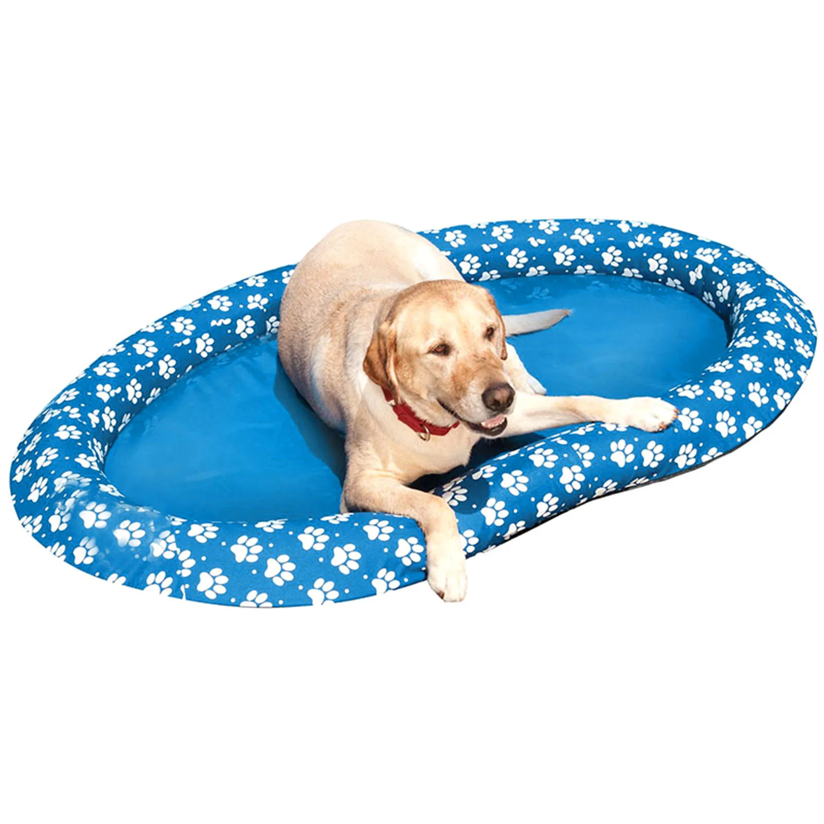 Swimming Pool Float for Pet Summer Soft PVC Round Large Swimming Bed Thickened Material Swim Bed