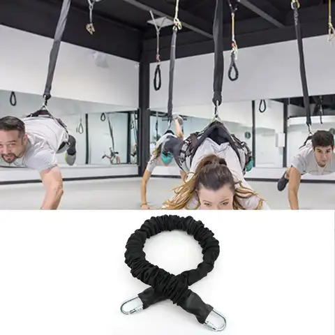 Antislip Elastic Band Stretch Resistant Yoga Belt Aerial Yoga Bungee Rope Hanging Gym Dance Fitness Training Band Vitality Band