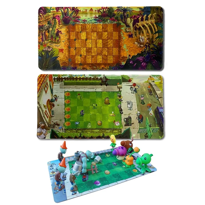 Plants vs Zombie 30x60cm Video Gaming Mouse Pad Battle Map Anime Computer Desk Keyboard Pad Fun Games For Kids Christmas Gift