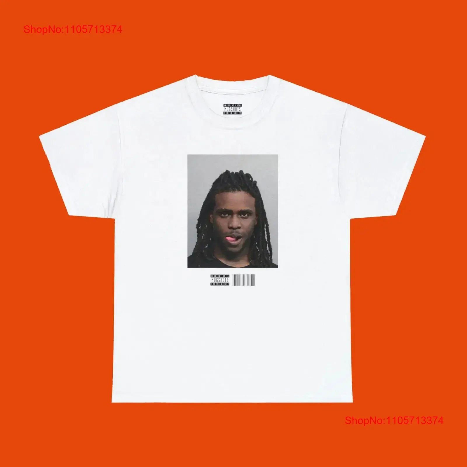 Chief KEEF Mugshot TSHIRT CELEBRITY Y2k Fashion Inspired Rap T Shirt vintage Washed Stylish Versatile Casual designer clothes