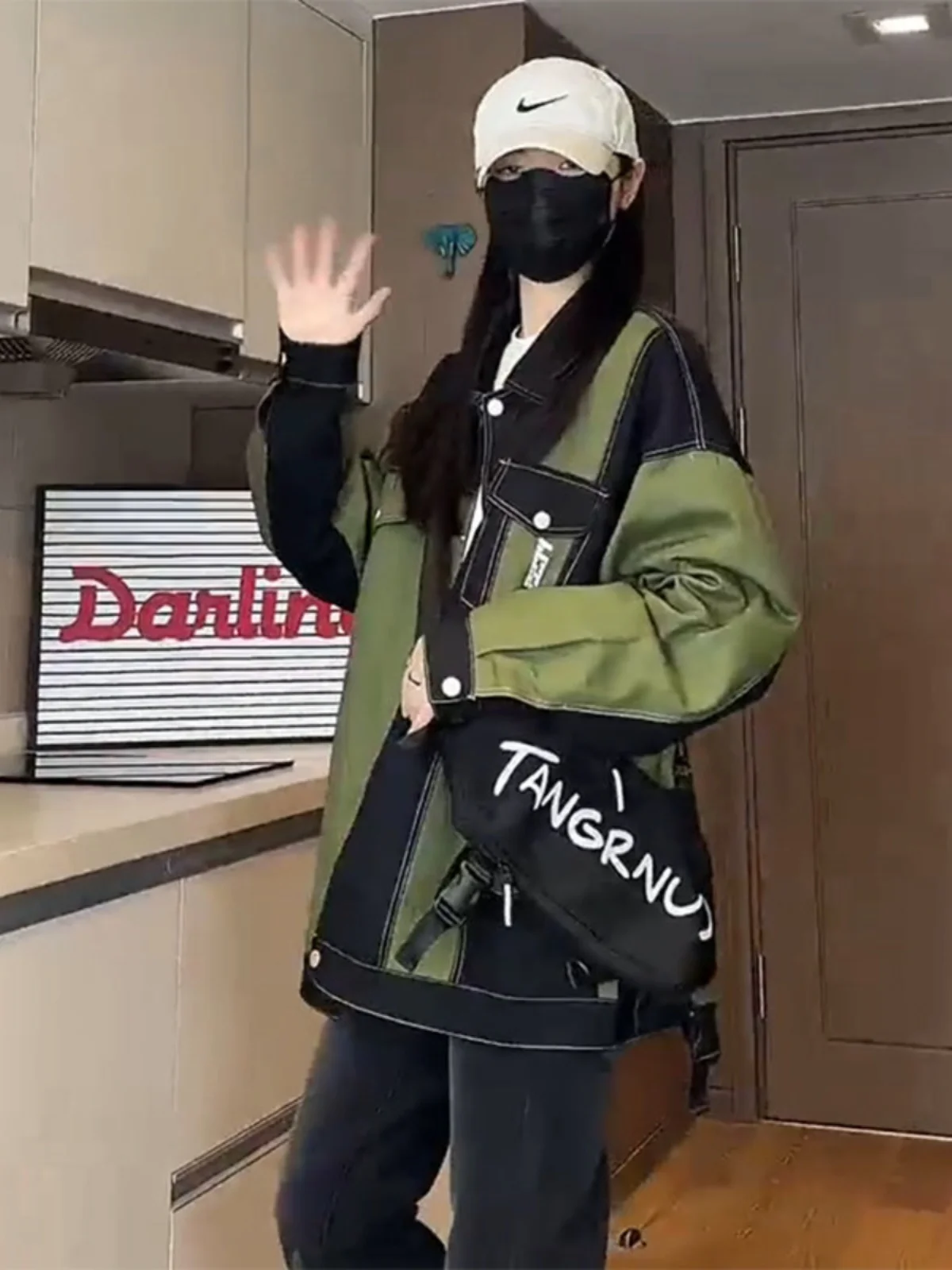 

Винтажная американская рабочая одежда Jaet, мужская ранняя осень, новая китайская цветная спортивная одежда, свободная посадка Faion Urban Sle