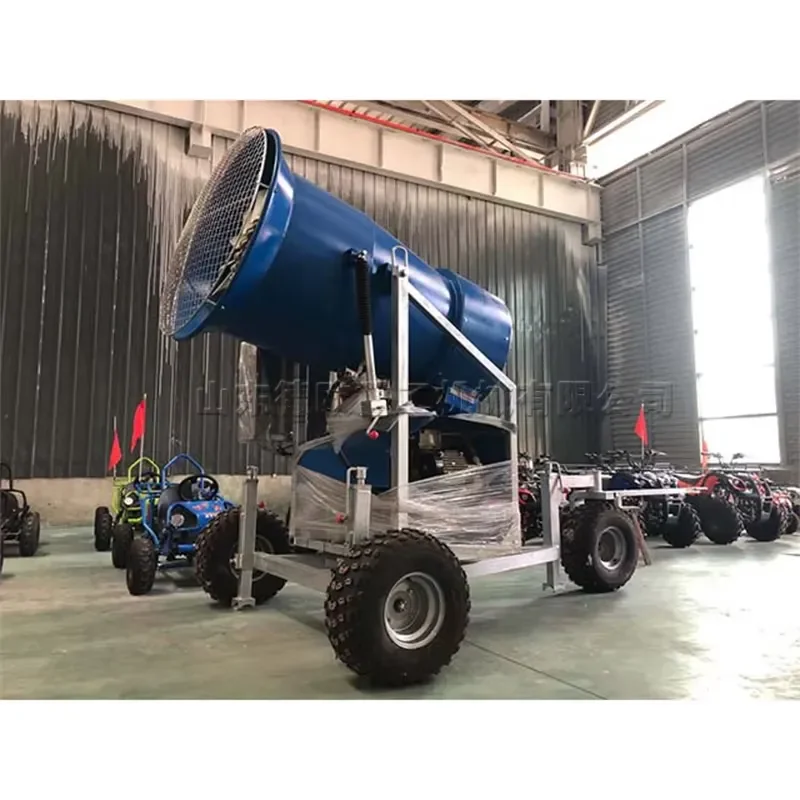 Mobile Snow Making Machine Ski Resort Snow Making Equipment 360 Degree Rotating Snow Spraying Machine