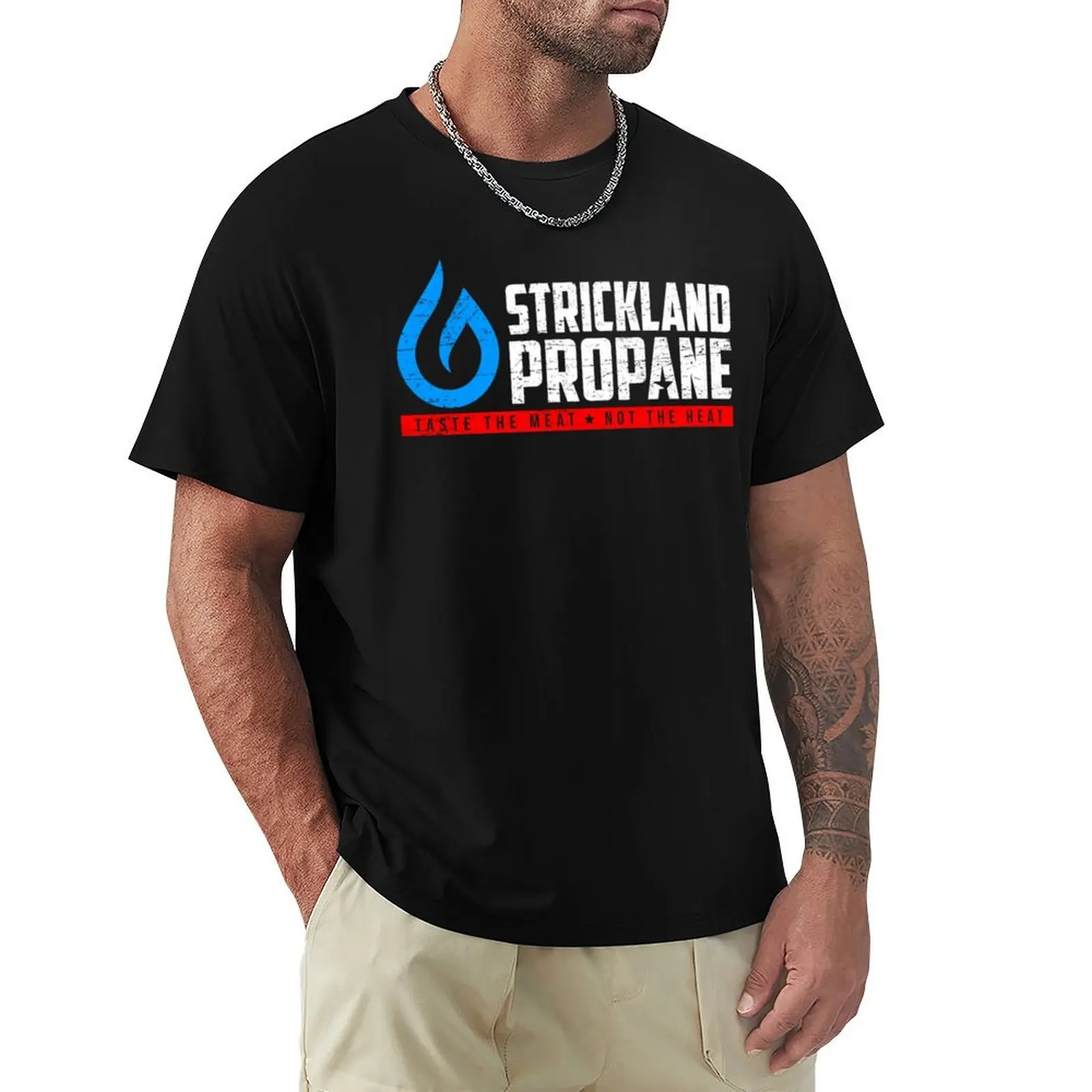 Strickland Propane (worn look) T-Shirt Vintage Style Printed Top