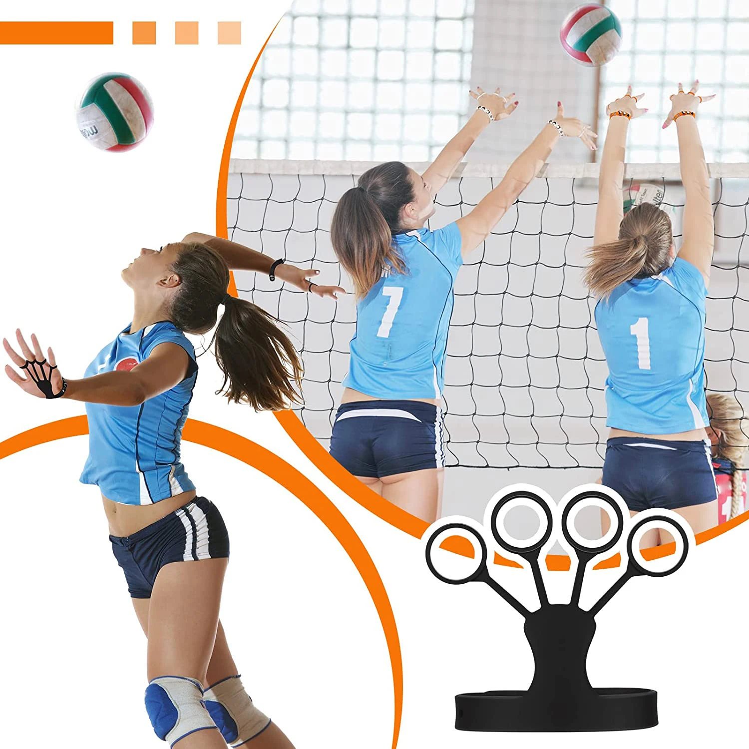 Volleyball Basketball Shooting Aid Training Equipment Guide Hand Device Wrist Finger Strap Sports Dribble Specs Shot Training