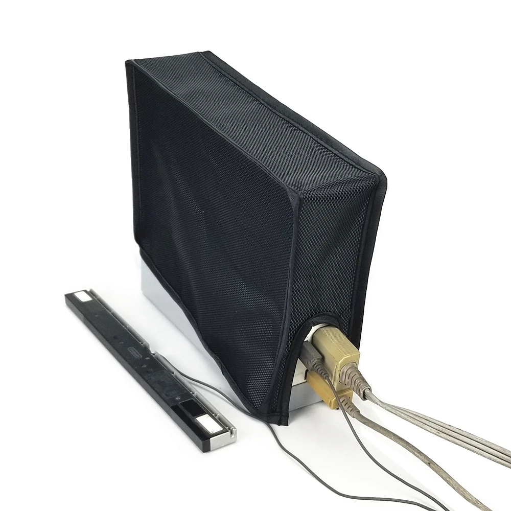 

Anti-Scratch Dustproof Sleeve Oxford Cloth Black Protective cover for Wii Console Gaming Accessories Vertical Dust Cover