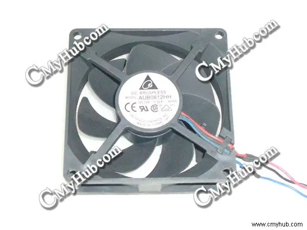 For Delta Electronics AUB0812HH 6H55 DC12V 0.32A 8025 8CM 80mm 80X80X25mm 3Pin 3Wire Cooling Fan AUB0812HH -6H55 6H55