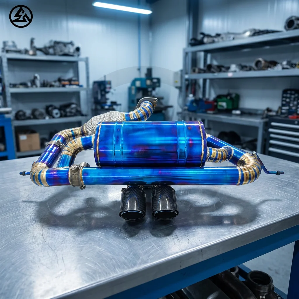 For Lotus Evora S 3.5L SS304 Manifolds& Full Valvetronic Titanium Axleback System Remote Controller