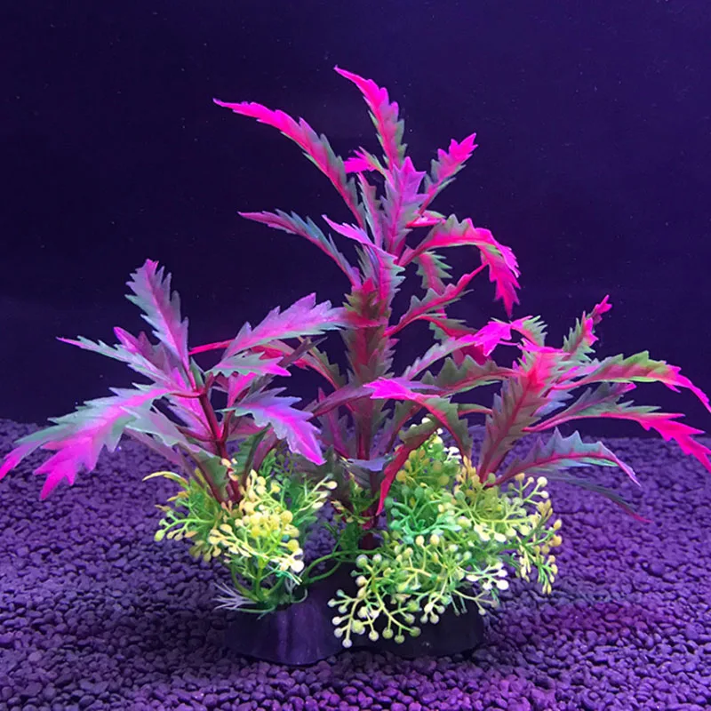 Artificial Aquarium Decor Plants Water Weeds Ornament Aquatic Plant - Fish Tank Ornament Plant Aquarium Artificial Decor 14cm