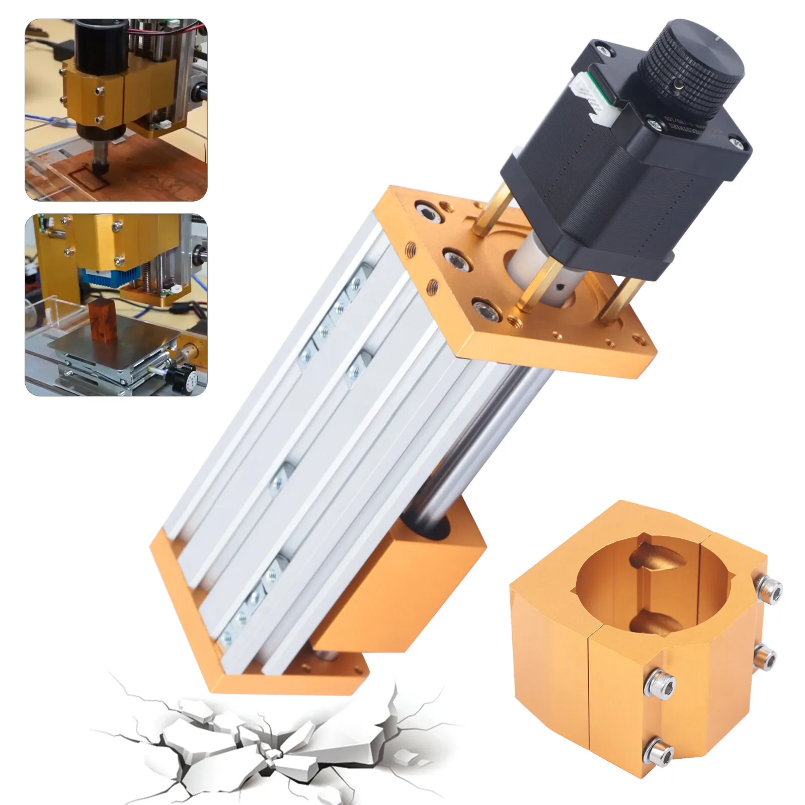 Z-as slag 85 mm schuifslag tafel kogelomloopspindel lineaire schuifpodium voor CNC-machine