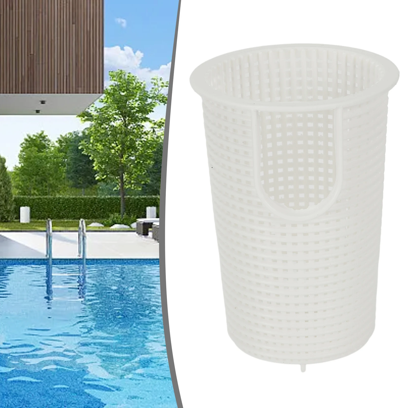 

Replacement Skimmer Basket for Swimming Pool Pump Compatible with 3/4 For HP 2400GPH Sand Filter Pump for Reliable Filtration
