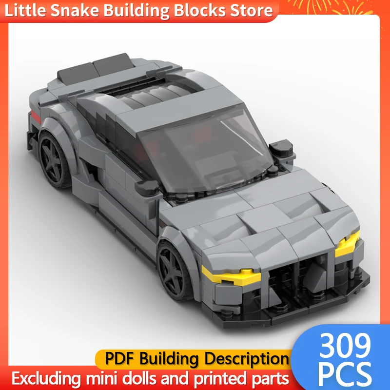 Speed Racing Car Model MOC Building Bricks G82 High-Performance Car Modular Technology Children Holiday Gifts Assemble Toys Suit