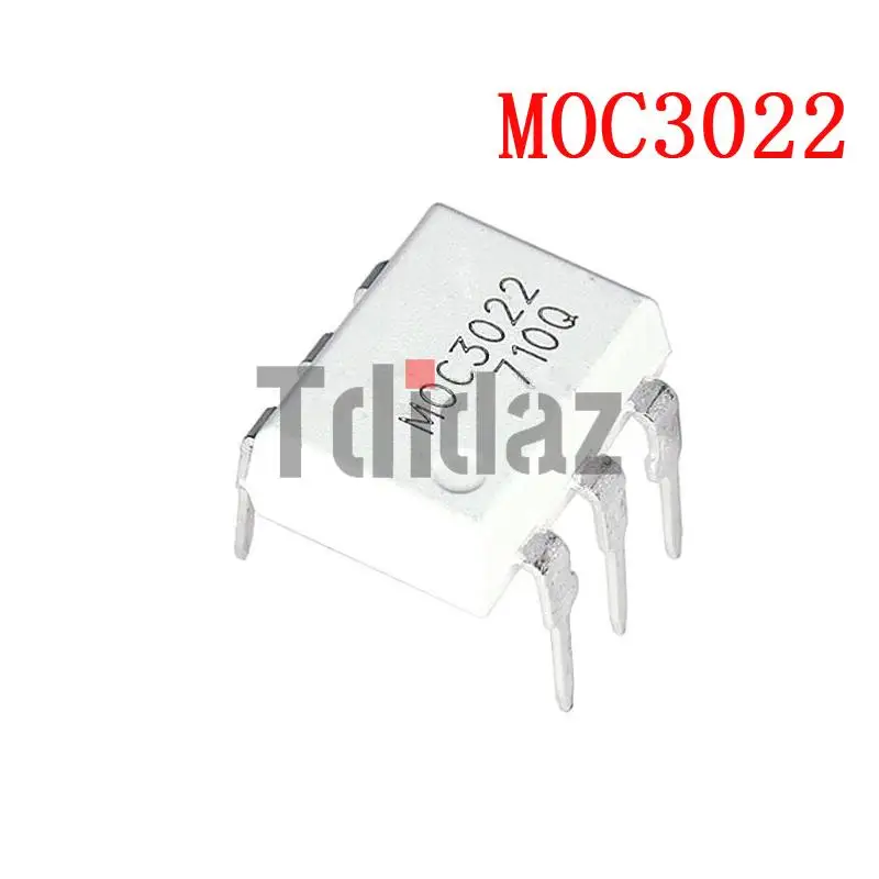 10PCS MOC3020 MOC3021 MOC3022 MOC3023 MOC3041 MOC3043 MOC3052 MOC3061 MOC3062 MOC3063 DIP6 DIP Optocoupler New and Original IC