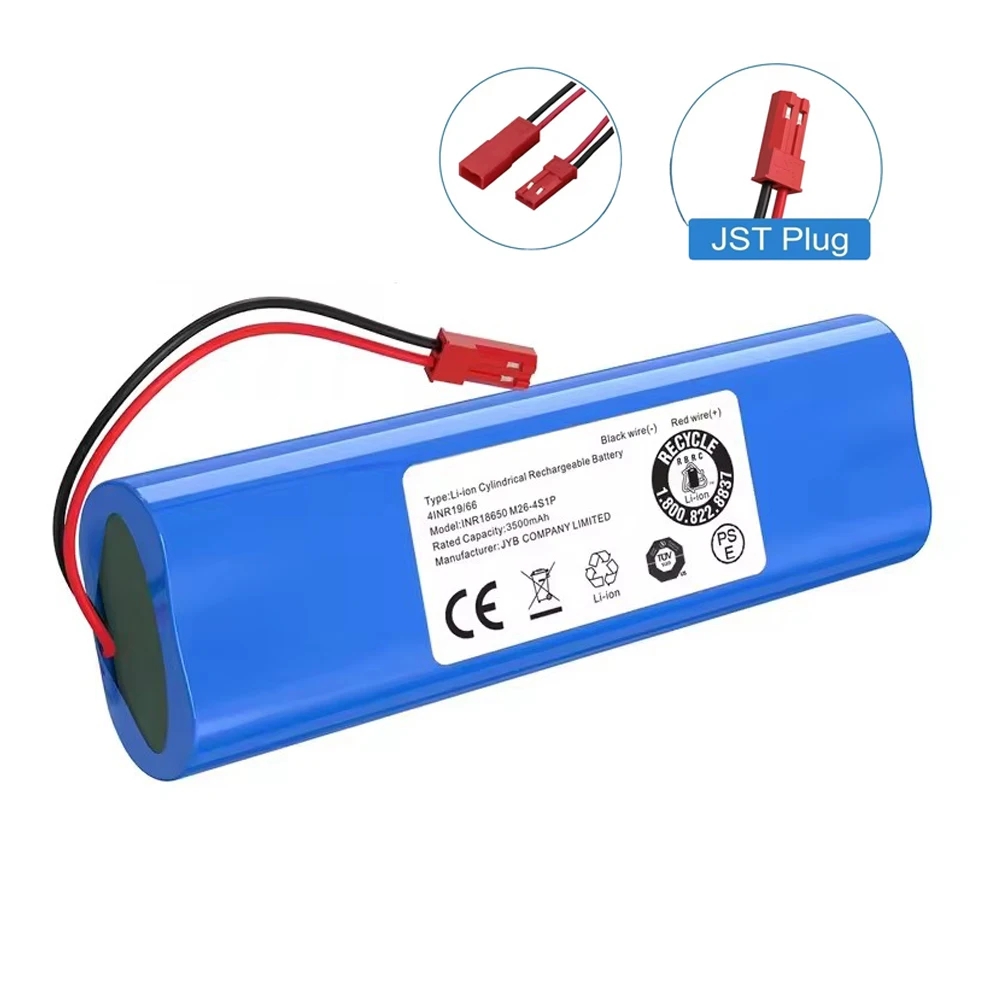 for iLife V3s Pro/V50/V5s Pro/V8s/X750，for Medion MD 18500 18501 18600 robot vacuum cleaner 14.4V 6800mAh replacement battery