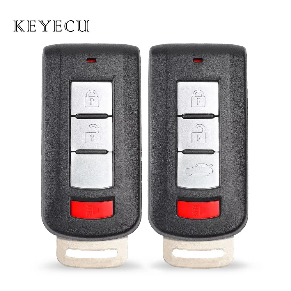 

Keyecu 2+1 3+1 3 4 Buttons OUC644M-KEY-N 315Mhz Smart Remote Key Fob for Mitsubishi LANCER Outlander Mirage