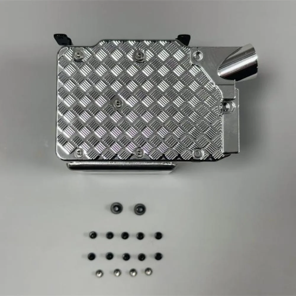 Metalowy zbiornik wydechowy do modeli Tamiya RC Scania770S w skali 1/14, ciężarówka wywrotka, ciągnik, akcesoria do modyfikacji DIY