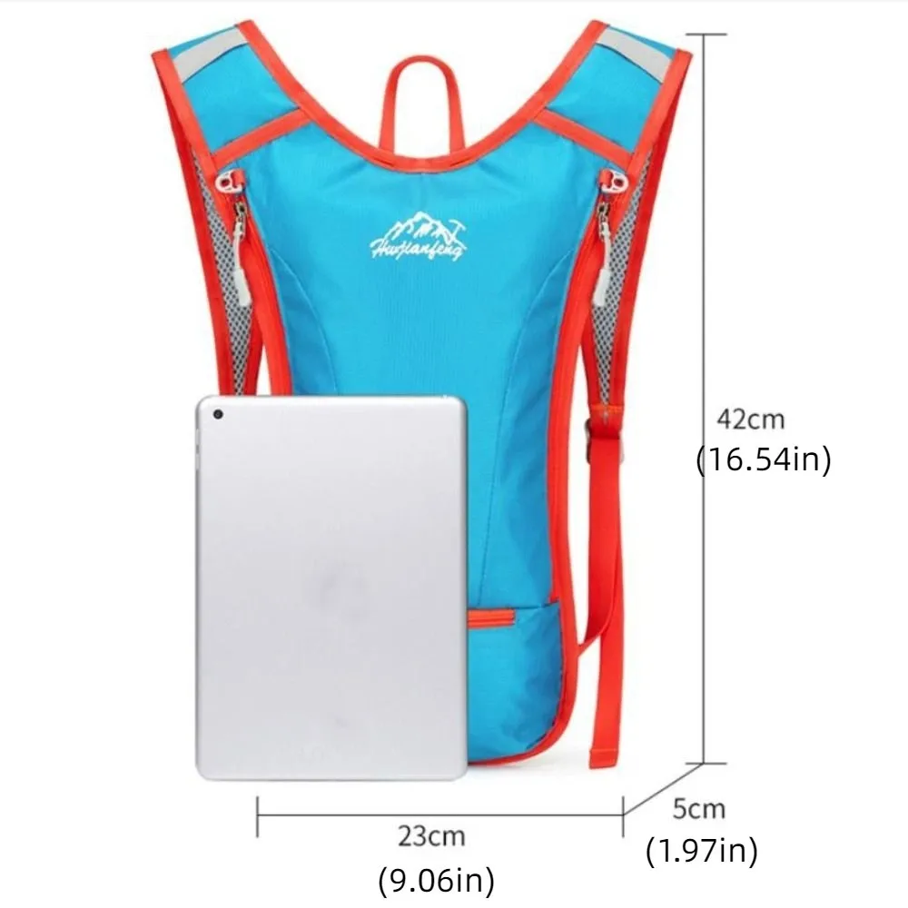 Breathable Running Hydration Vest Waterproof Ultra-light Running Hydration Bag Multiple Pockets Adjustable Water Backpack
