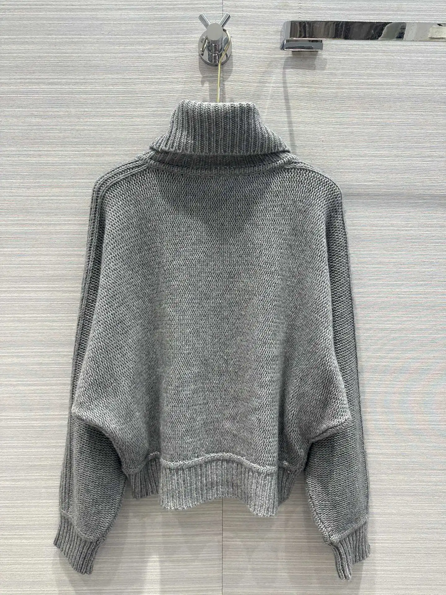 Women's Clothing cashmere sweater pure hand hook chain design Autumn Winter New 0118