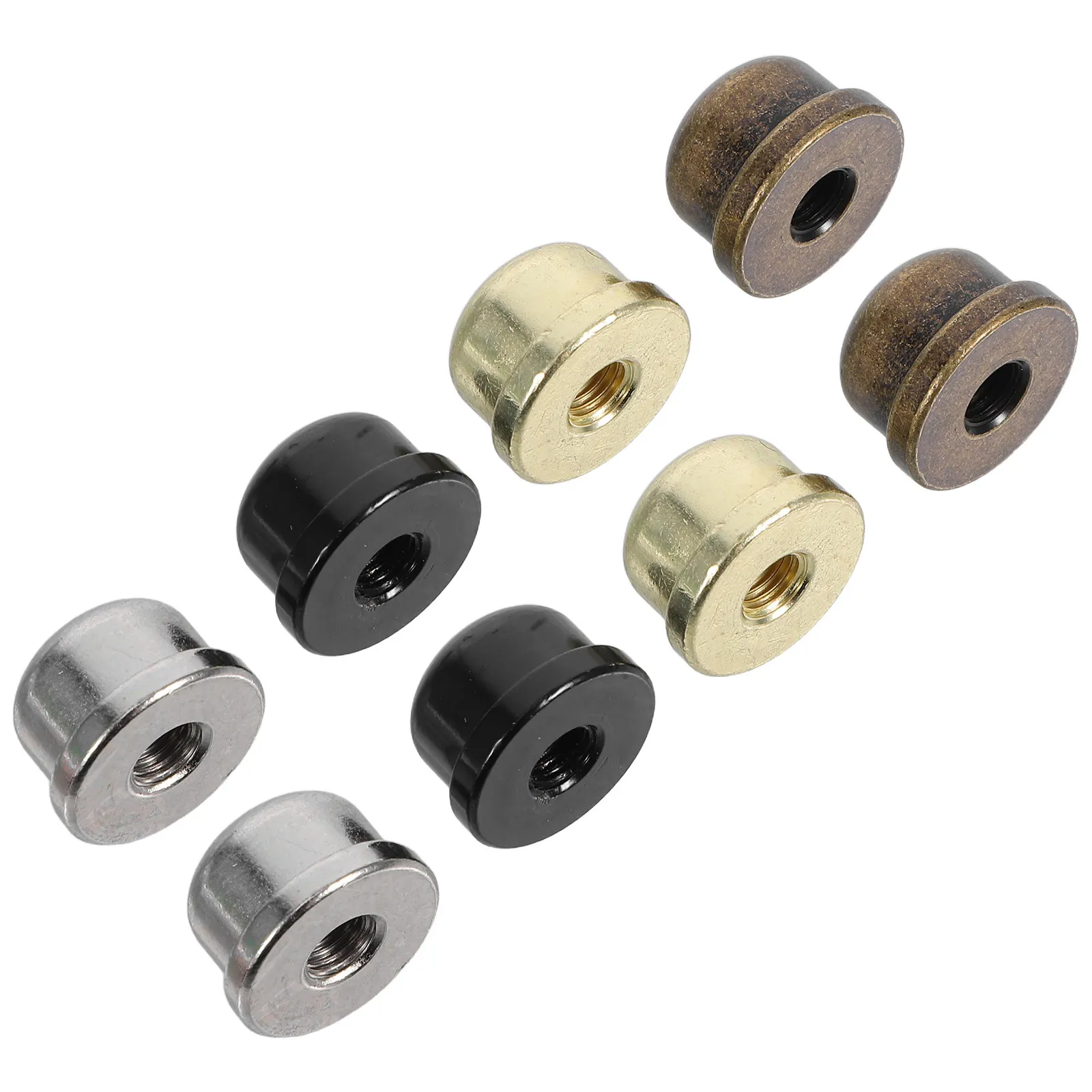 8Pcs Lamp Finial Caps Metal Table Lamp Shade Finial Knobs Top Screw Replacement Parts Holder Bracket Accessories Lighting