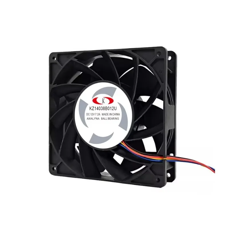 KZ14038B012U 12V 7.2A 14cm 4-Wire High-Power Cooling Fan for Electronic Equipment