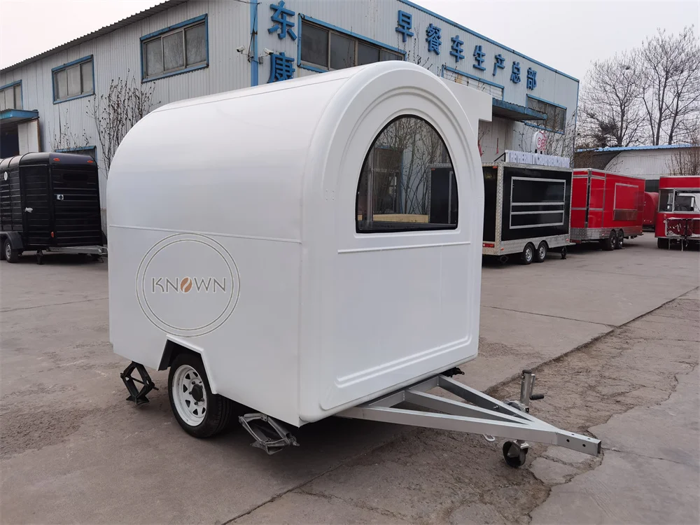 Food Truck Van Mobile Restaurant Concession Food Trailer Street Snack Pizza Kiosk Coffee Ice Cream Cart Fully Kitchen Equipments image 4