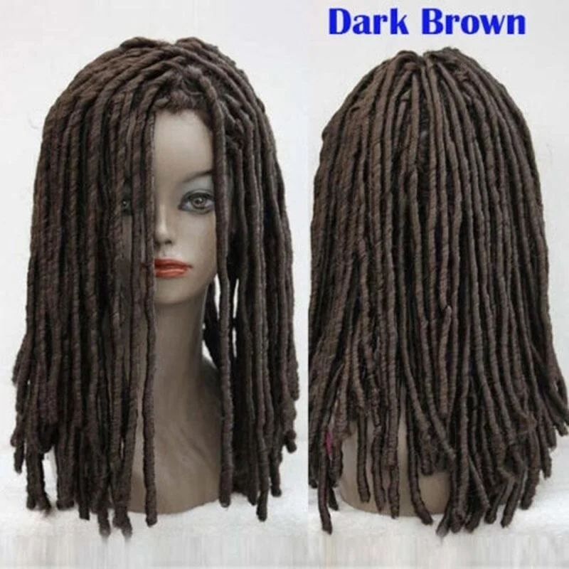 Cosplay Rasta Style Wig Roll Curls African Dreadlocks Long Hair Accessory - Image 3