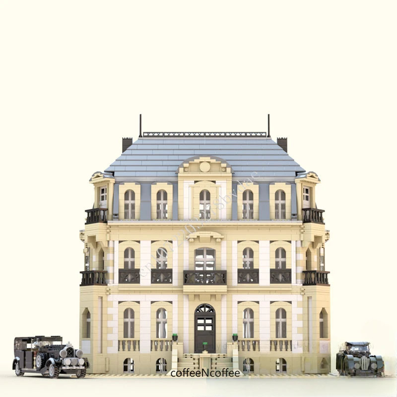 4621PCS Château Saint-Jean MOC Creativo vista stradale Modello Building Blocks Architettura FAI DA TE Educazione Modello di Montaggio Giocattoli Regali